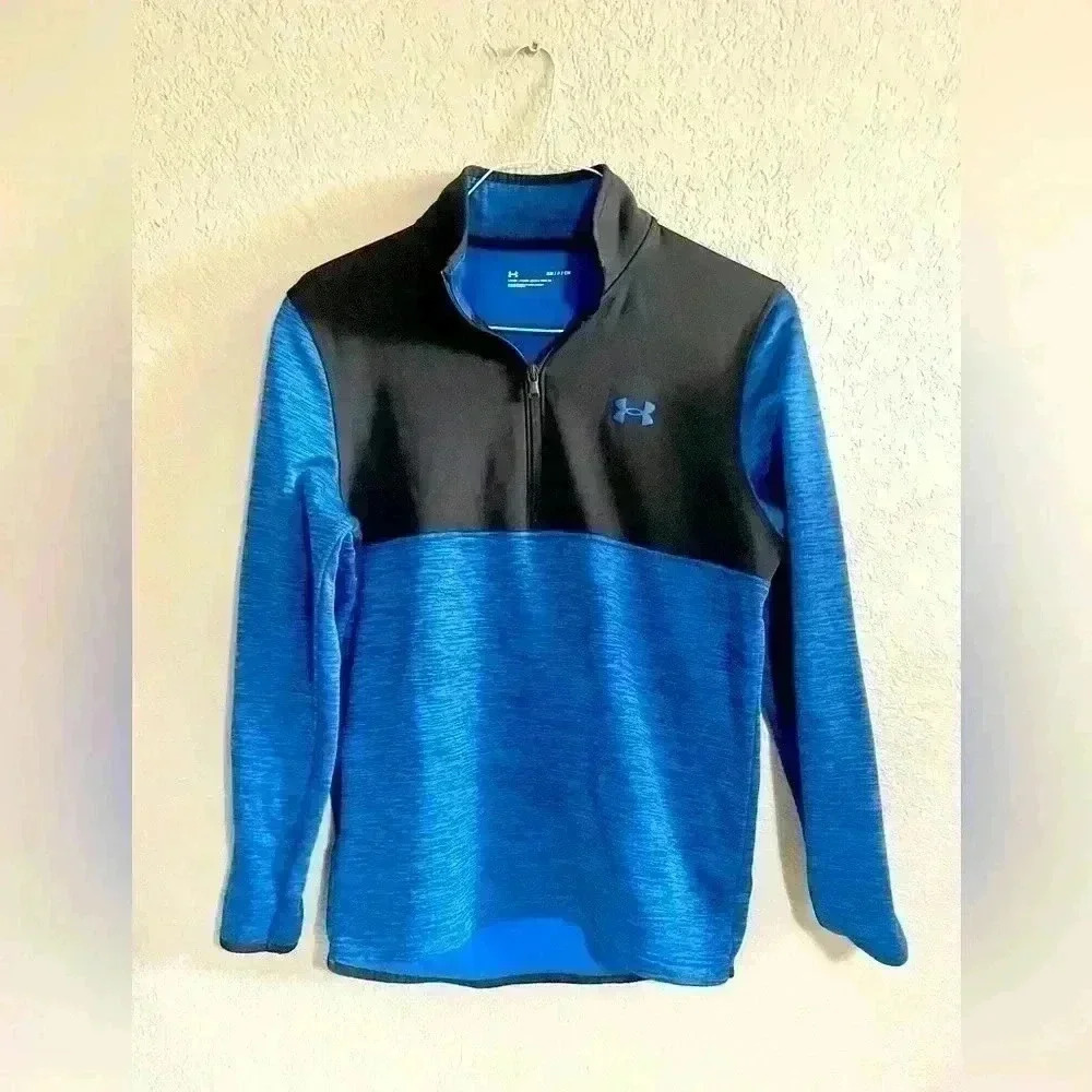 Under‎ Armour Men’s Fleece Colorblock 1/2 Zip Pullover Jacket Small